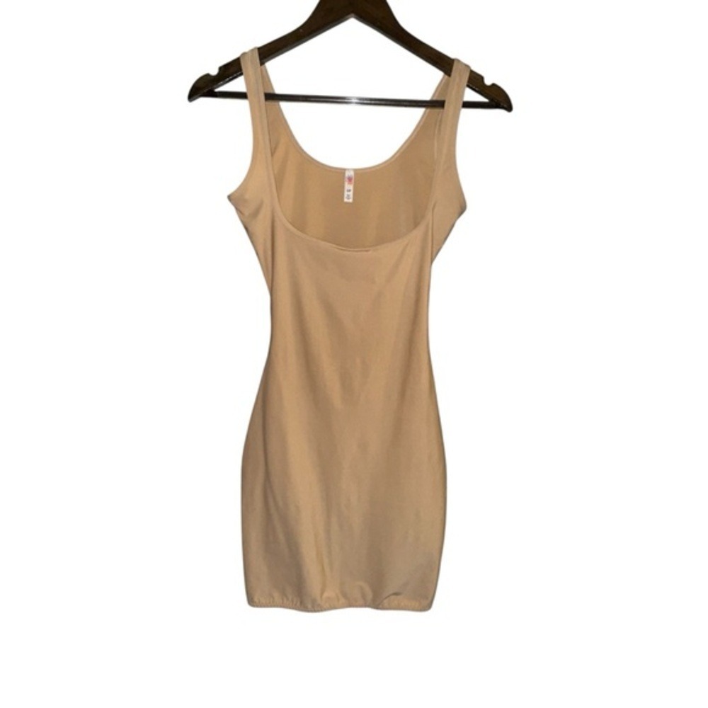 SPANX open bust knee length body Shapewear Women's Cream Sleeveless Chemise - Picture 2 of 7